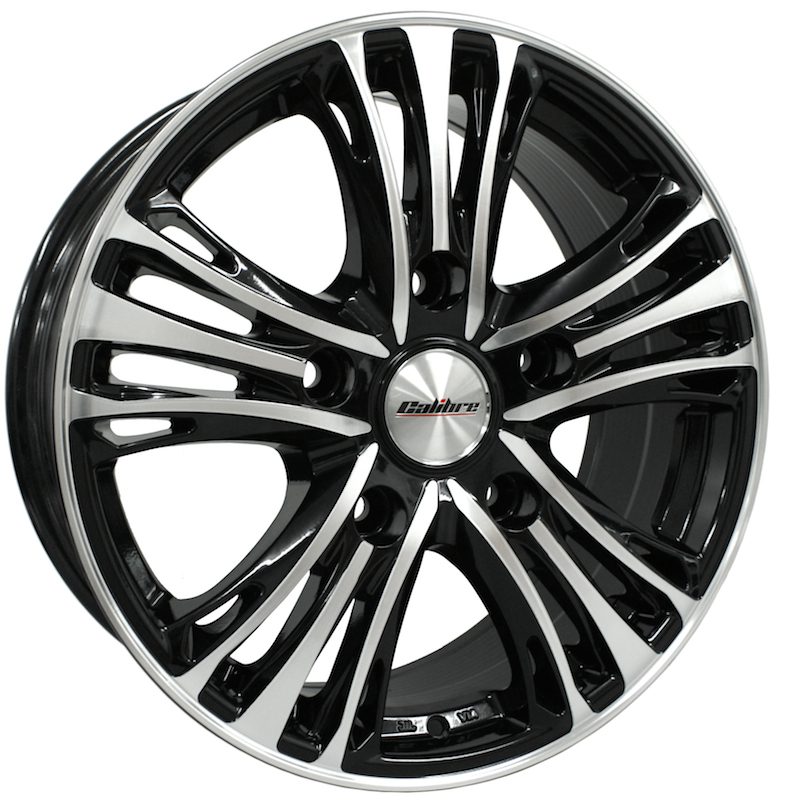 Wheel Calibre Odyssey 7.5x18" Black/polished face 5x160 ET48