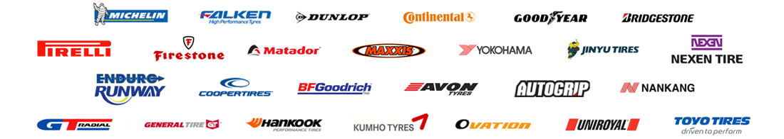 Range of Tyre Brands