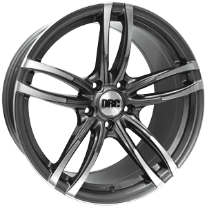 DRC DMF Gunmetal Polished Alloy Wheel ideal for BMW